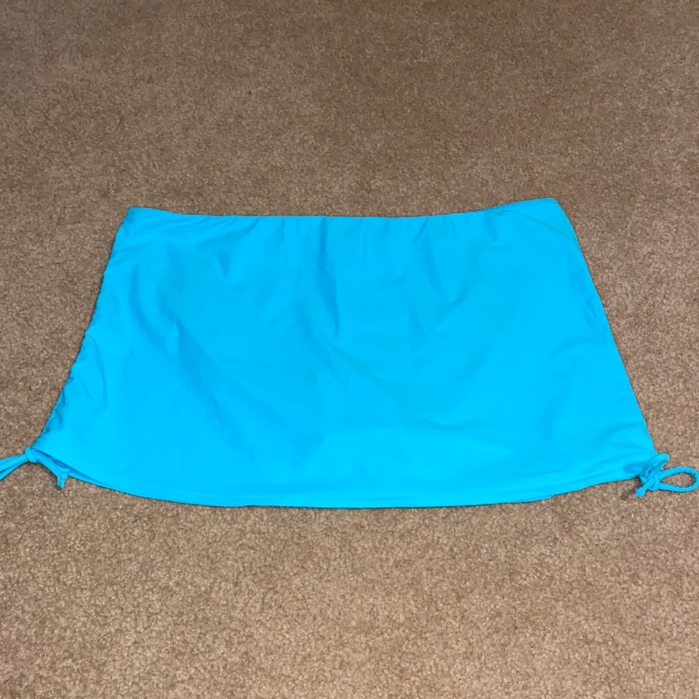 Swim Suit Skirt Teal Xl